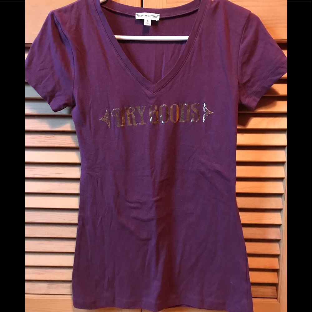 Dry Goods Logo T-shirt Mauve Purple S